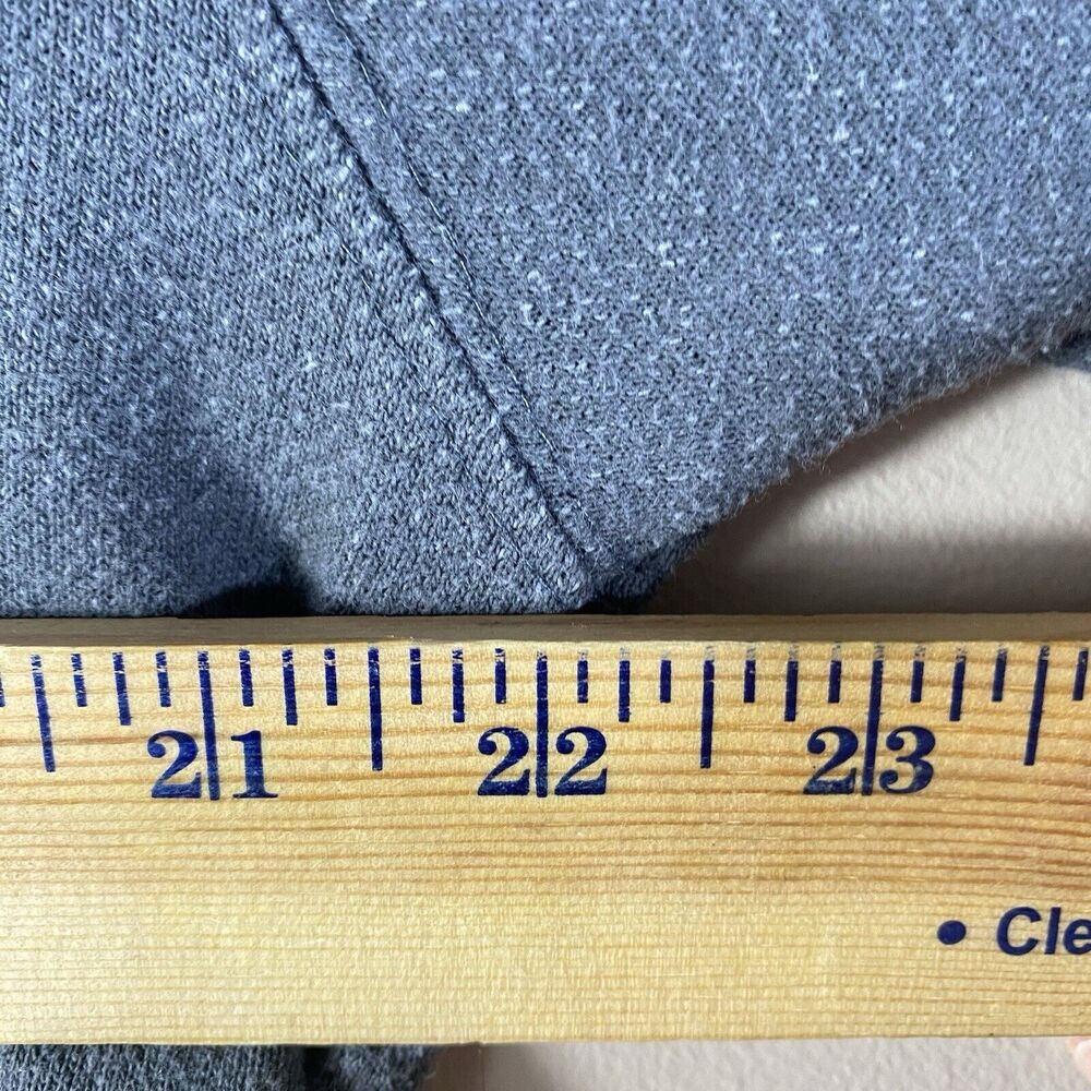 On The Byas Sweatshirt Men Large Gray Cotton Blend Pocket Crew Neck Lightweight - Picture 8 of 10